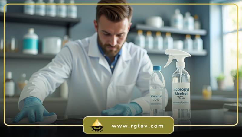 روش‌های استفاده از الکل ایزوپروپیل برای ضدعفونی و تمیزکاری(تمیز کاری همراه با الکل ایزوپروپیل)